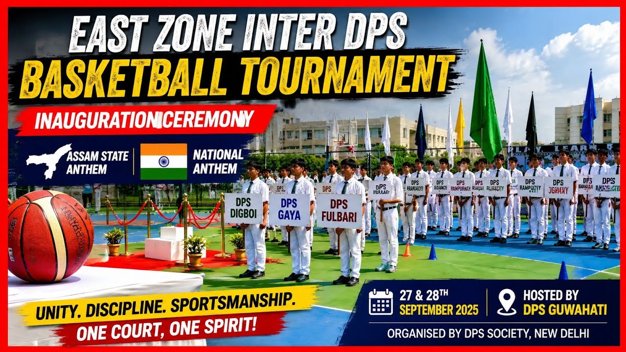 Inauguration Ceremony of Inter DPS Basketball Tournament 2025 | Hosted by DPS Guwahati