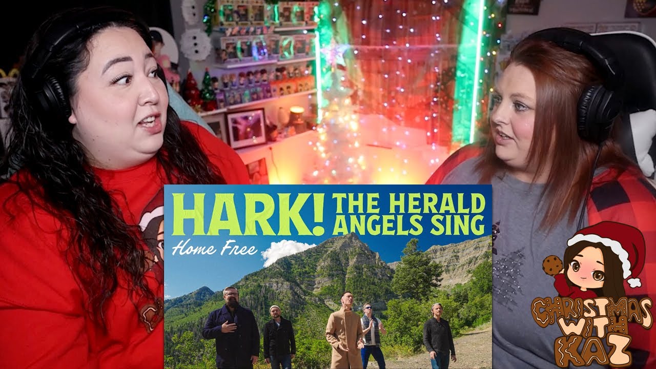 Реакция на песню «Hark! The Herald Angels Sing» от Reach Free #homefree #реакция #рождество