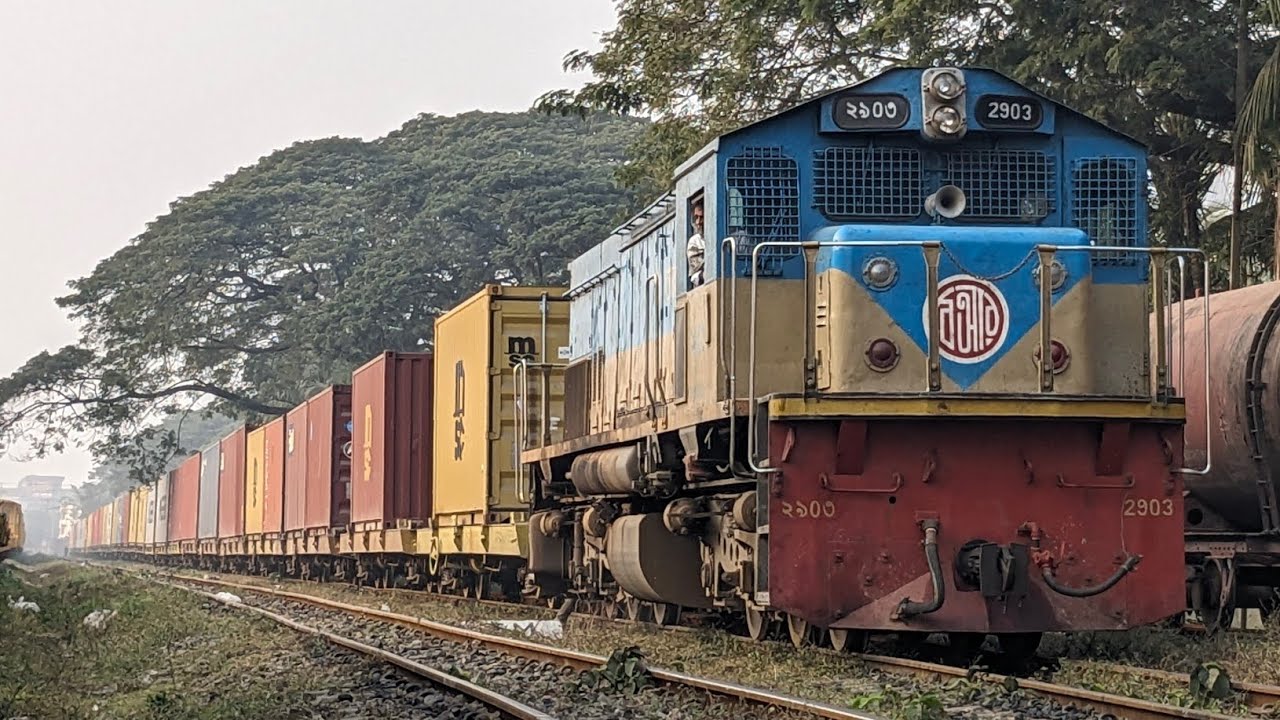 2903 Locomotive With BFCT Freight train...