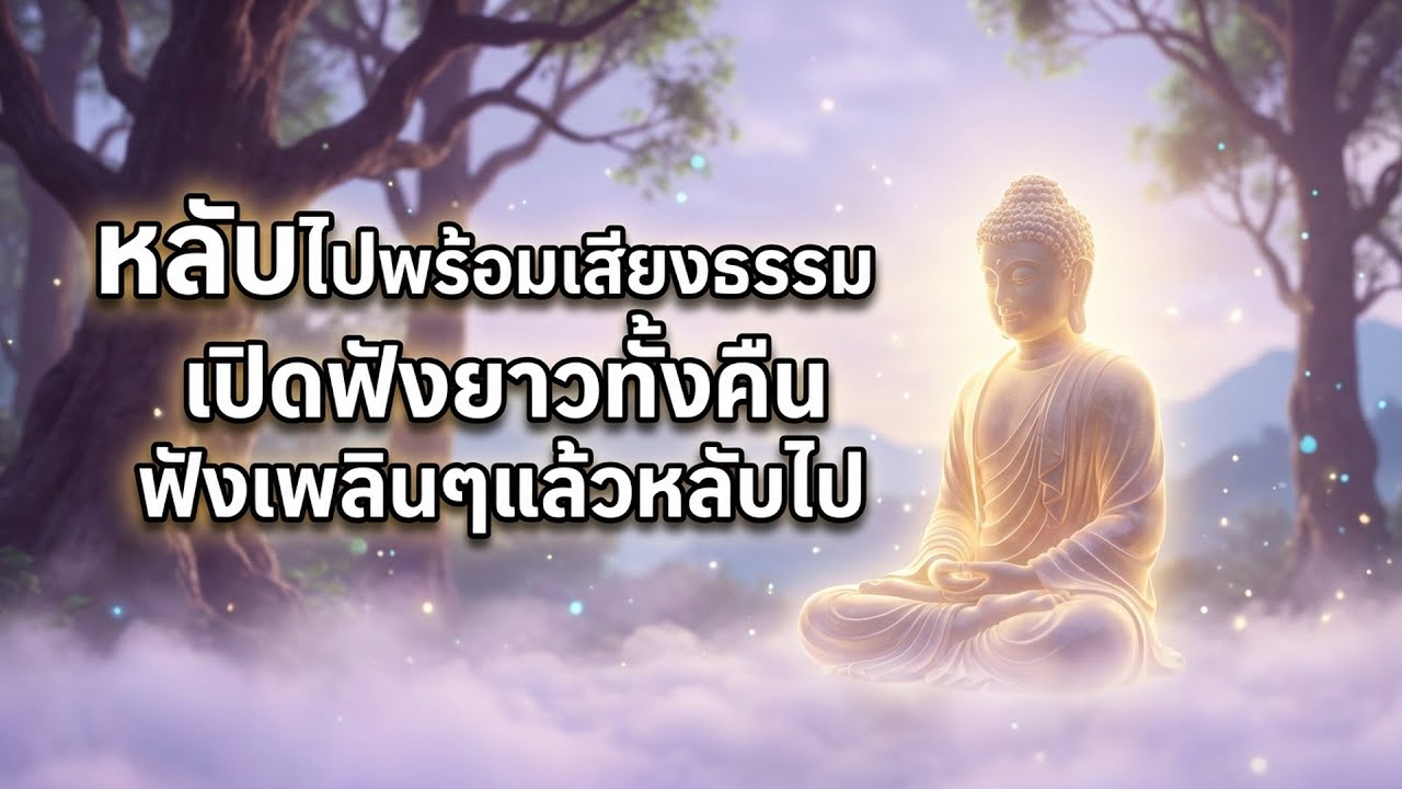 * ราตรีสวัสดิ์เสียงธรรม กล่อมนิทราตลอดคืน สู่ความสงบ * ธรรมะกล่อมนอน ฟังยาวๆ หลับสบาย คลายกังวล *...