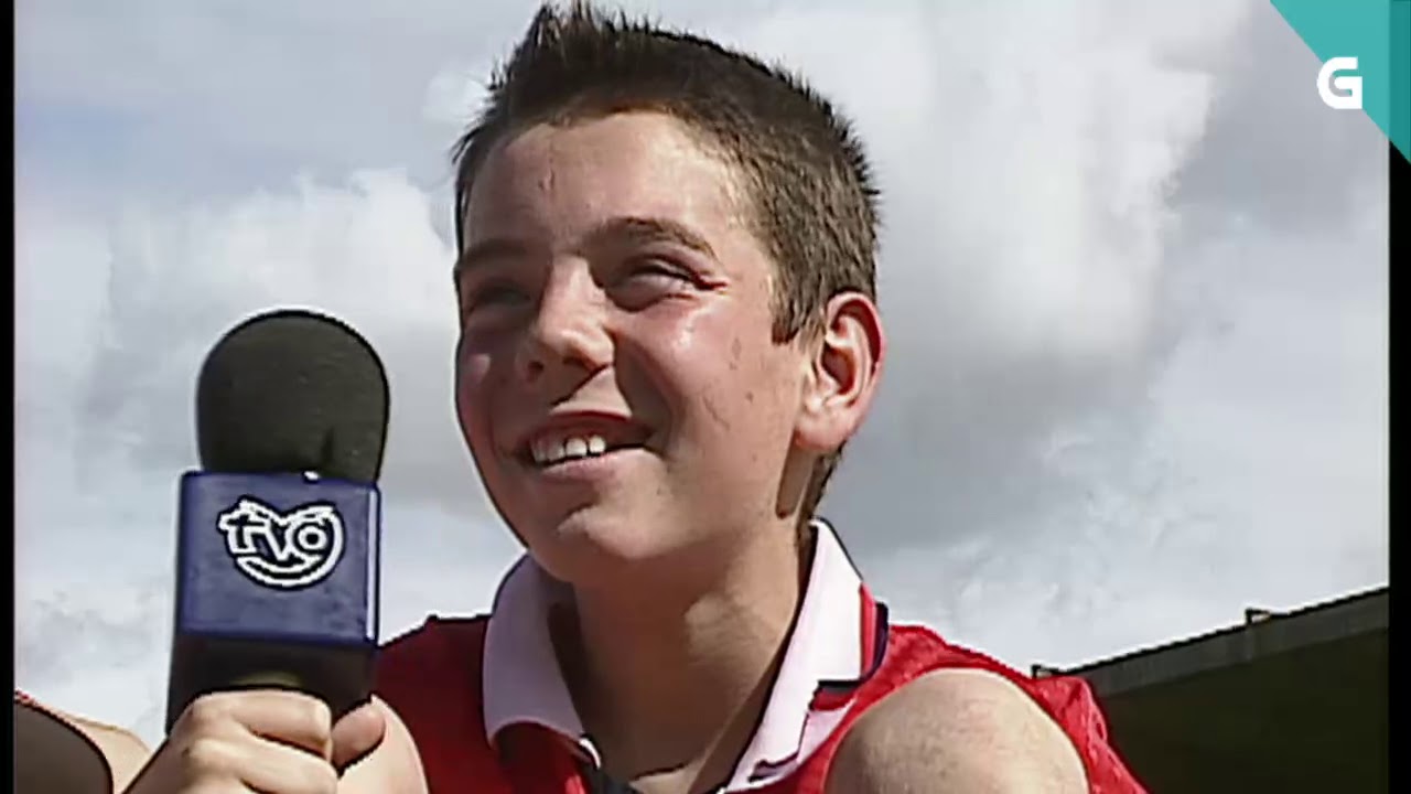 Pequena entrevista a Iago Aspas cando ti&ntilde;a once anos