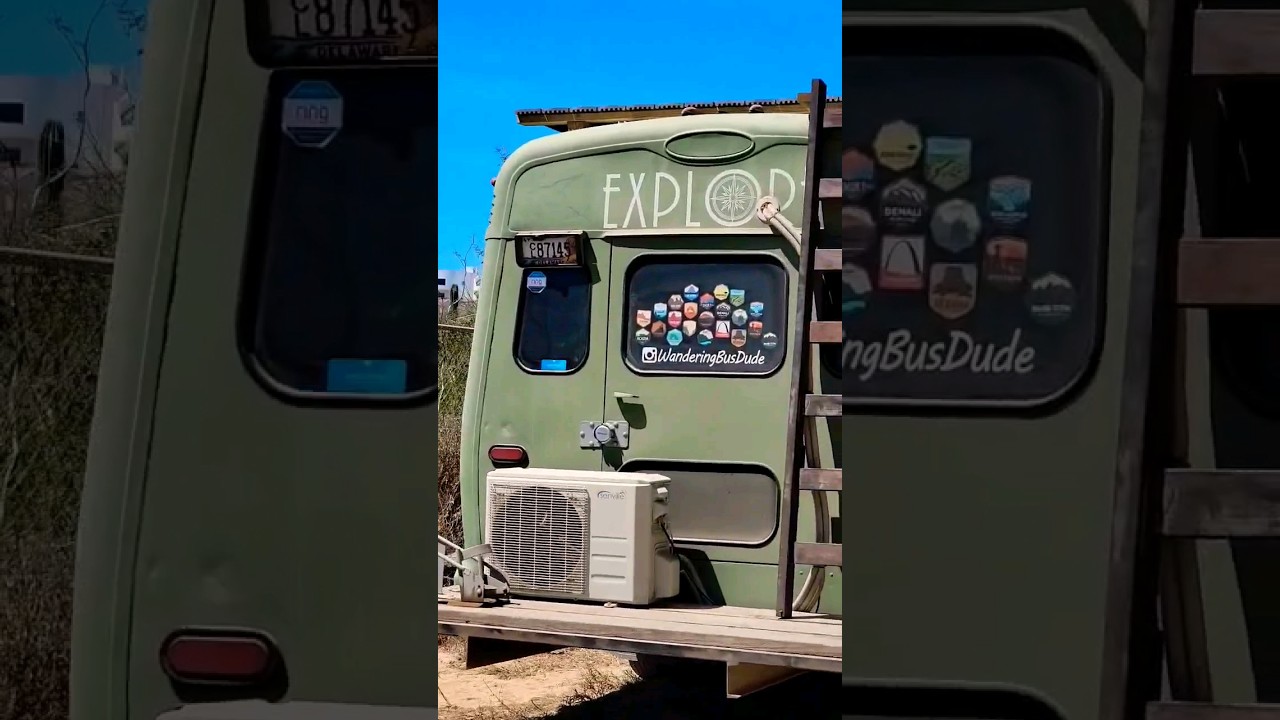 RVs, Vanlifers & Schoolbus camping community in Baja, Mexico 