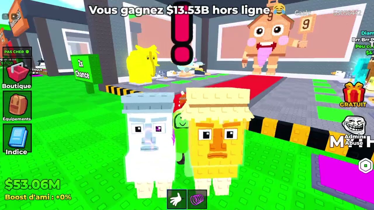 Je vole la base à sammy