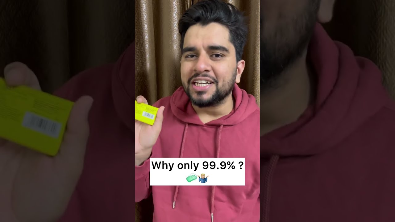 Why only 99.9% ?🧼🤷🏼‍♂️