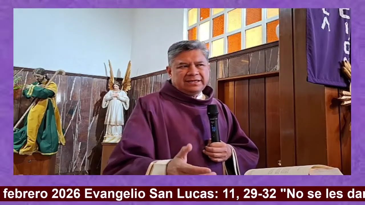 Misa miércoles 25 de febrero 2026 