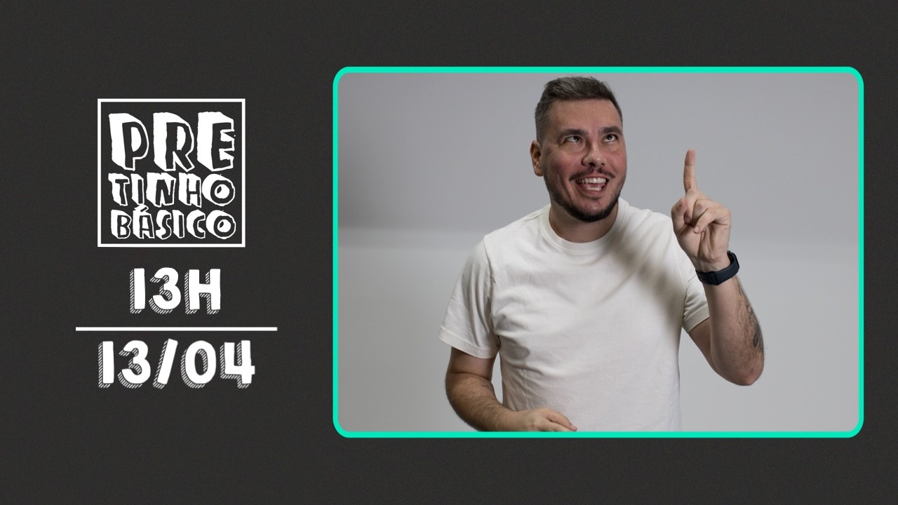 PRETINHO B&Aacute;SICO 13H AO VIVO | ATL TV | 13/04