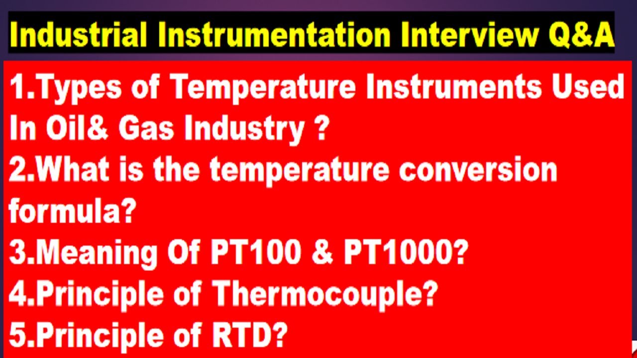Industrial Instrumentation Tutorials In Hindi-Instrumentation Interview Question And Answers Part 02