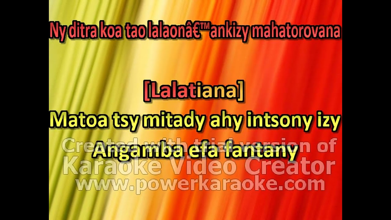 Misy antony [Instru] - Haingo & Lalatiana (Cover)