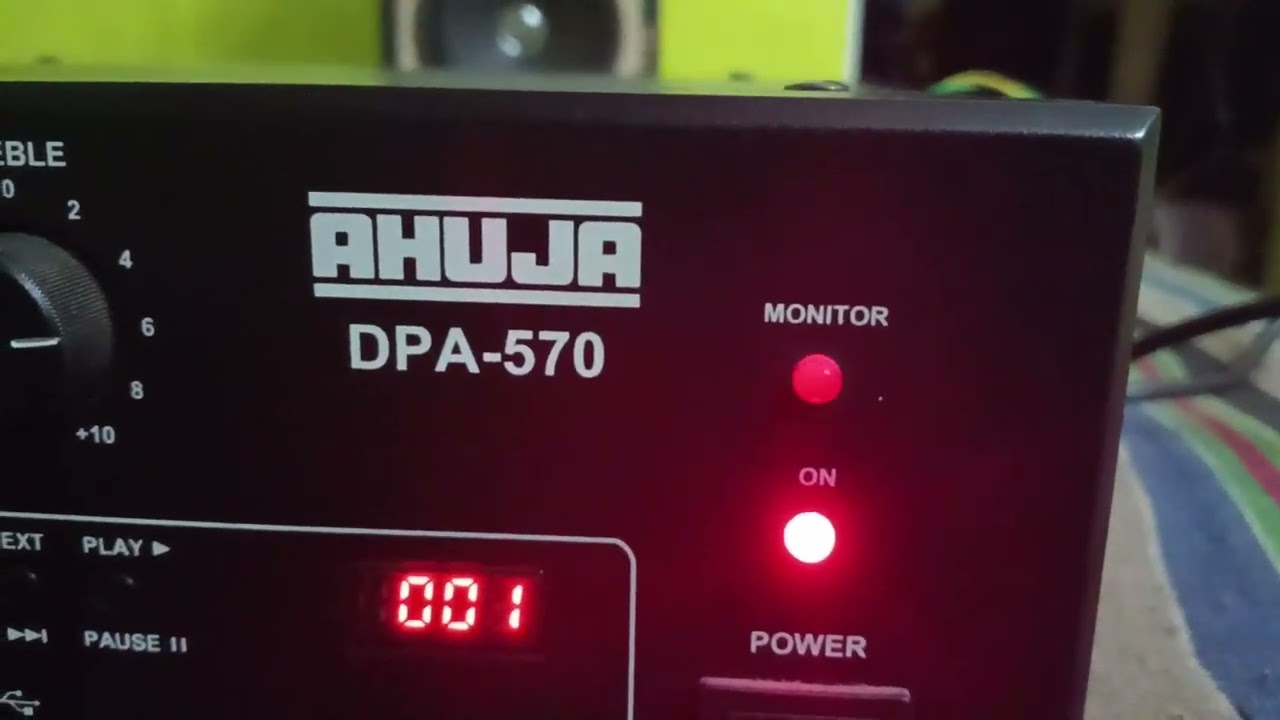 AHUJA DPA570 sound testing