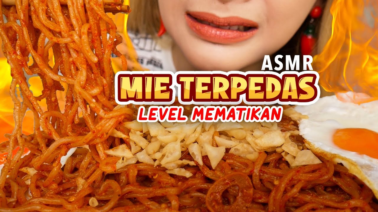 N4NGIS!! ASMR MIE GORENG TERPEDAS DI INDONESIA | ASMR Indonesia