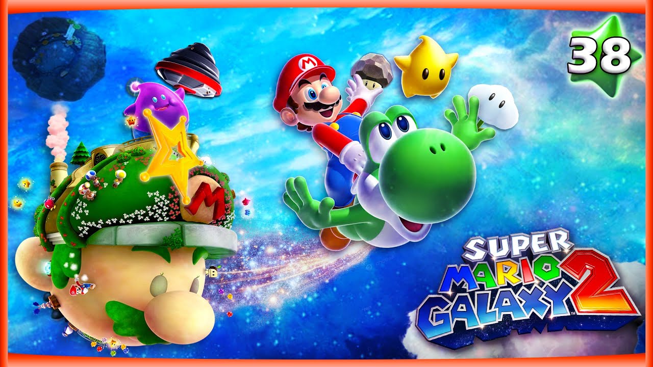 Super Mario Galaxy 2 épisode 38 : Il faut avoir l'œil sur tout les endroits possible, c'est chaud !