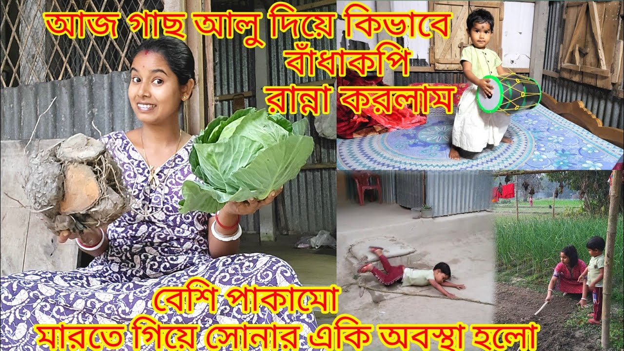 আজ গাছ আলু দিয়ে কিভাবে বাঁধাকপি রান্না করলাম সোনা কি করতে গিয়ে কি হয়ে গেল |@nandina1 #viralblog 