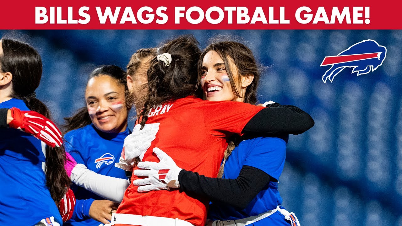Buffalo Bills Wives And Girlfriends Play Flag Football!