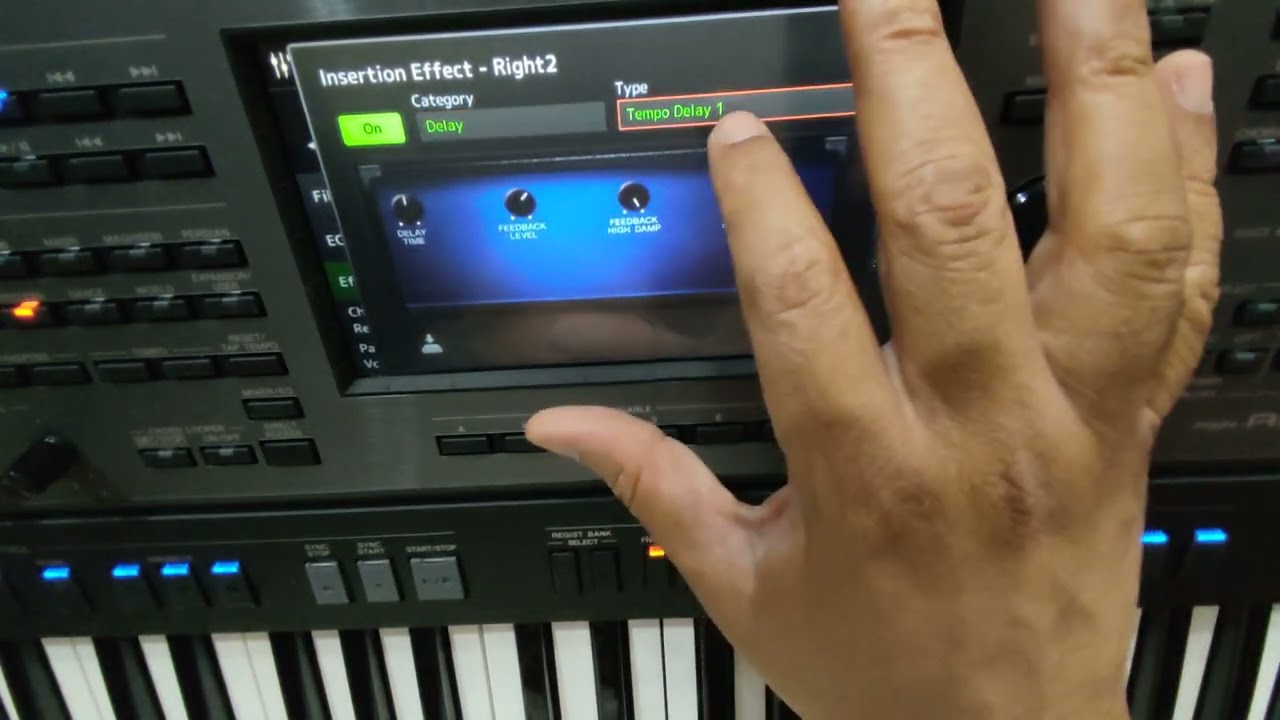 كيفية استعمال وتضبيط الافكتات/ PSR A 5000 SOUND EFFECTS USED