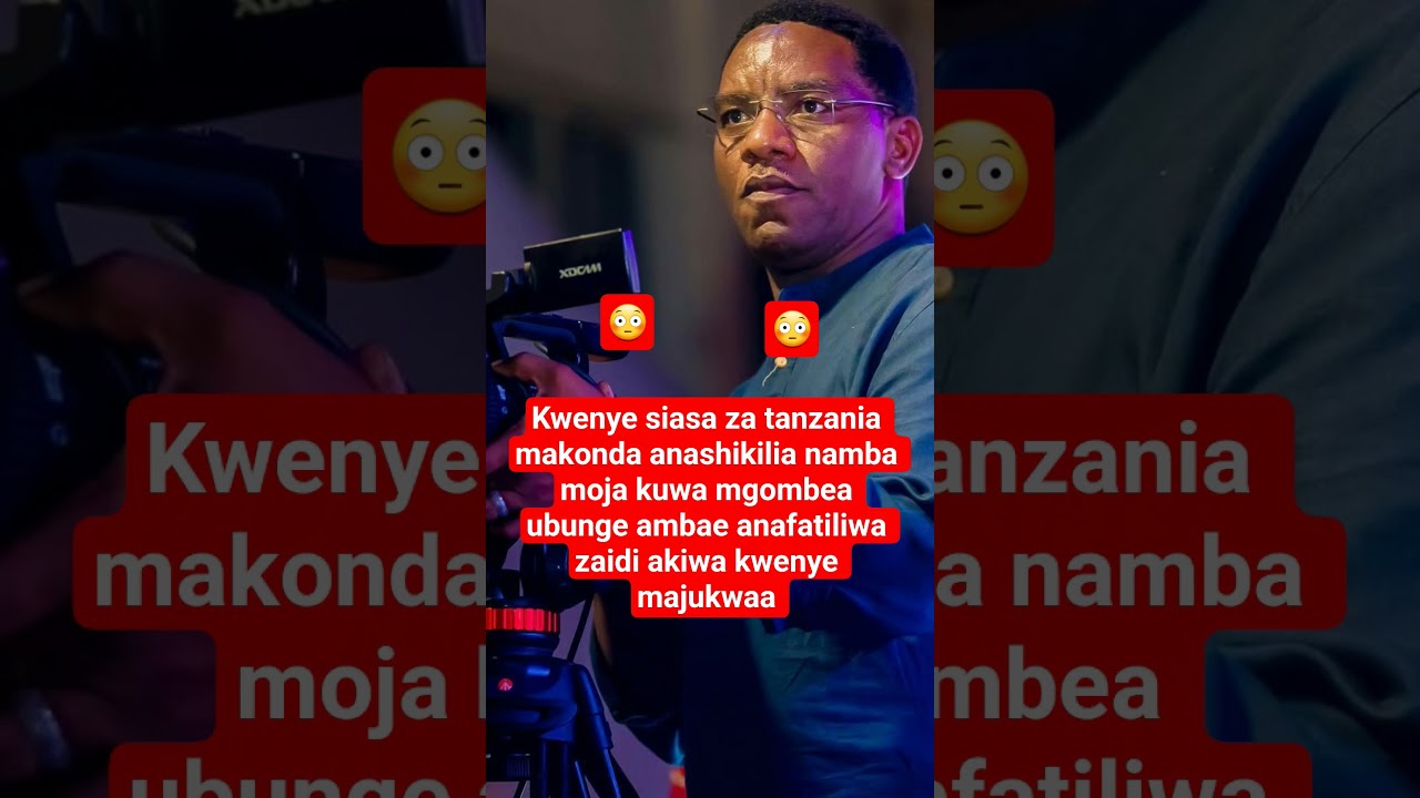 MAKONDA AKIAMUA JAMBO HAKUNA WA KUPINGA