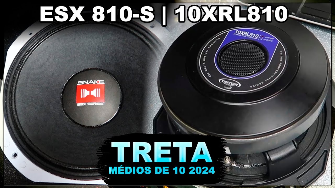 É TRETA! TRITON 10XRL810 vs Snake ESX 810 S