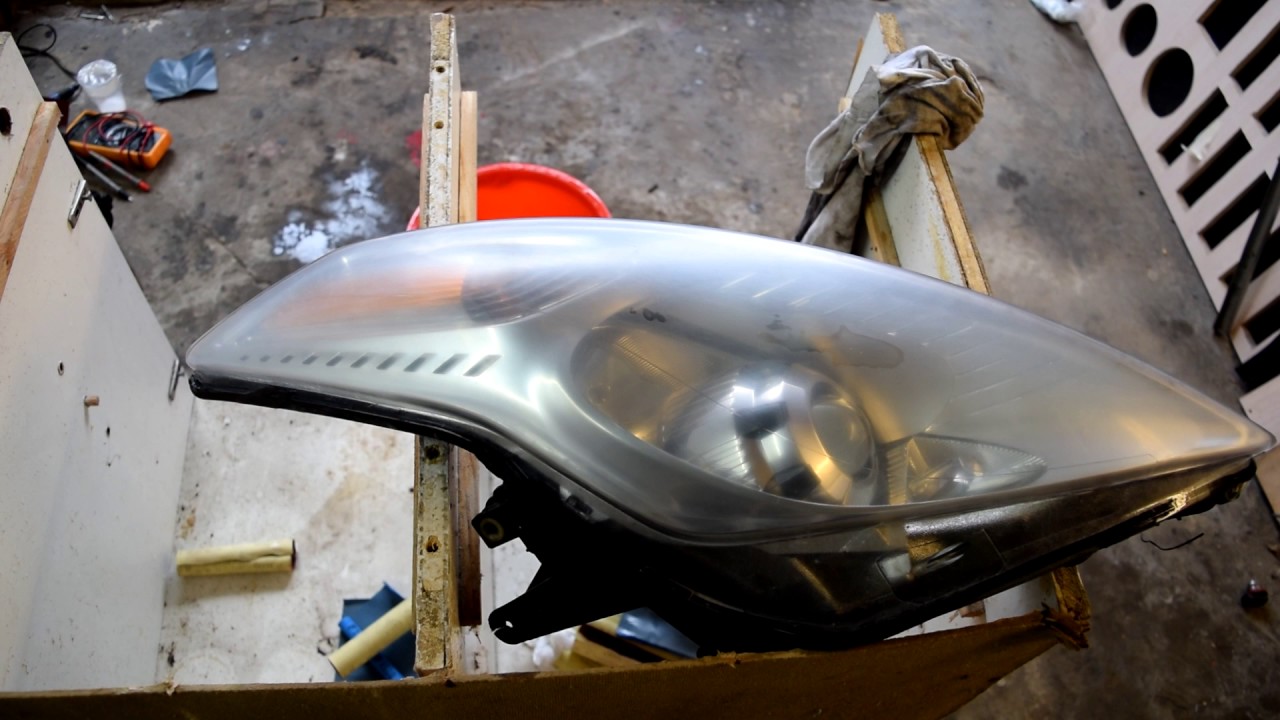 Полировка фар форд мондео 4 (Ford Mondeo 4)  Первая попытка