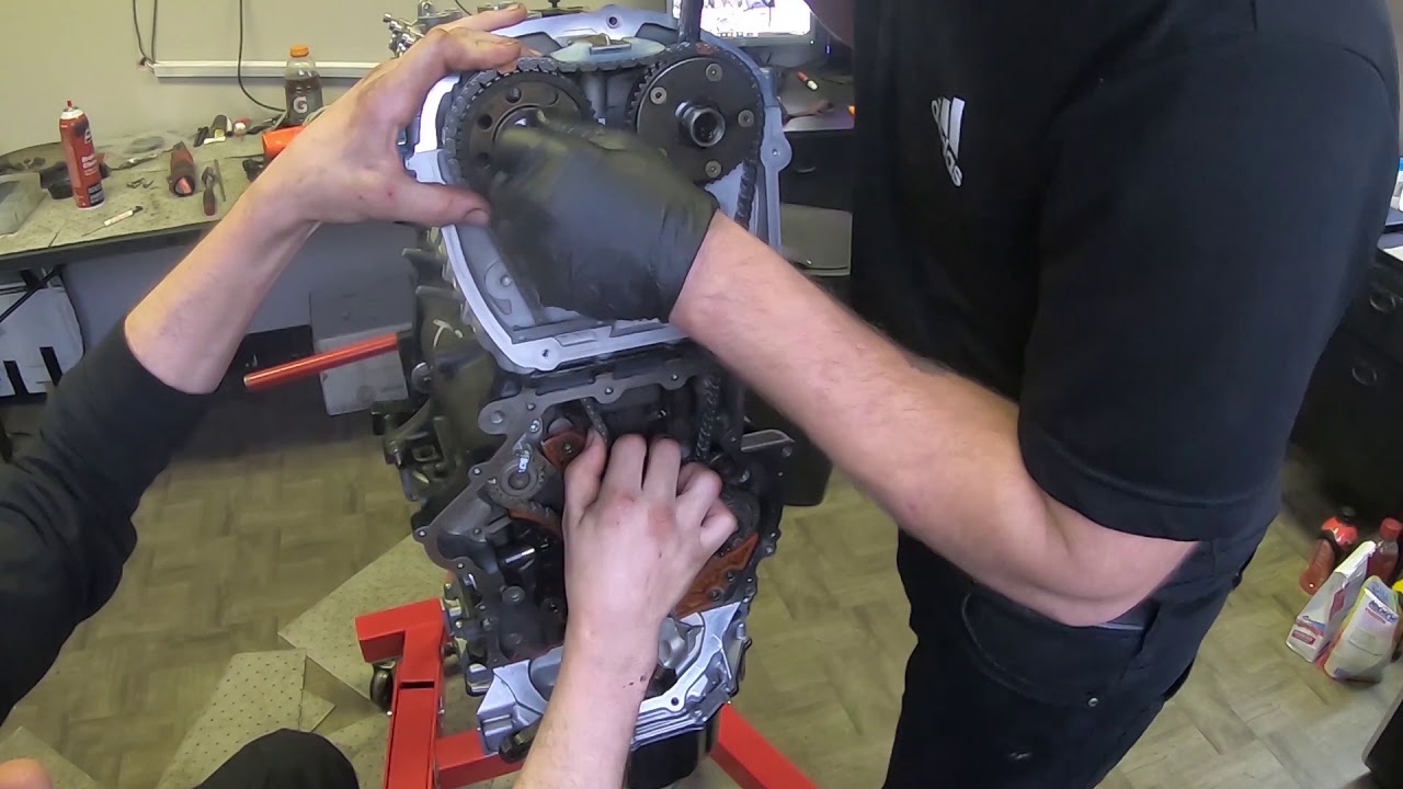 Audi/VW 2.0T Full Engine Rebuild- Timelapse