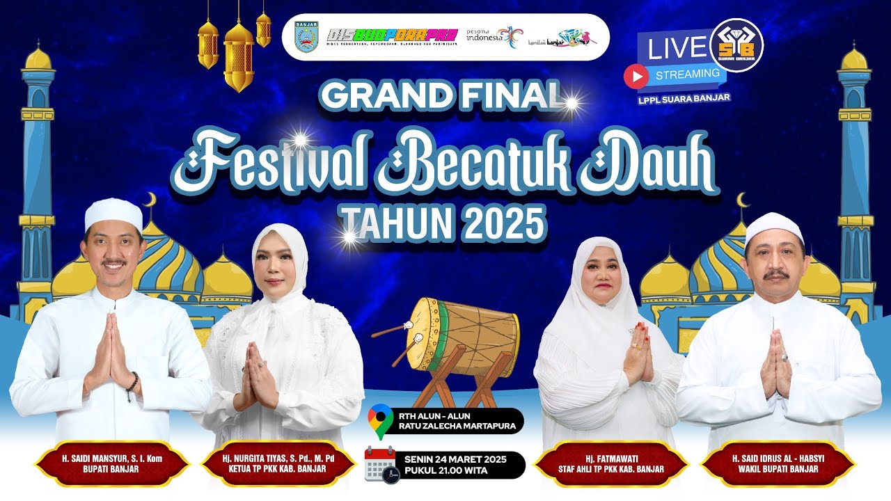(GROUP AN NADHIR JUNIOR) Grand final Festival Becatuk Dauh 2025 di RTH Alun Alun Ratu Zalecha