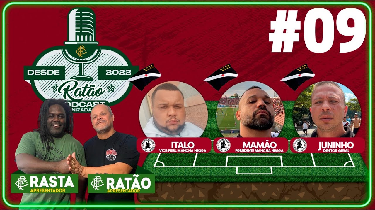 MANCHA NEGRA: ITALO, MAMÃO & JUNINHO - Ratão Podcast das Organizadas #09
