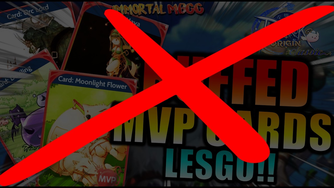 БАФФЫ КАРТ MVP ОТМЕНЕНЫ!! - RAGNAROK ORIGIN CLASSIC