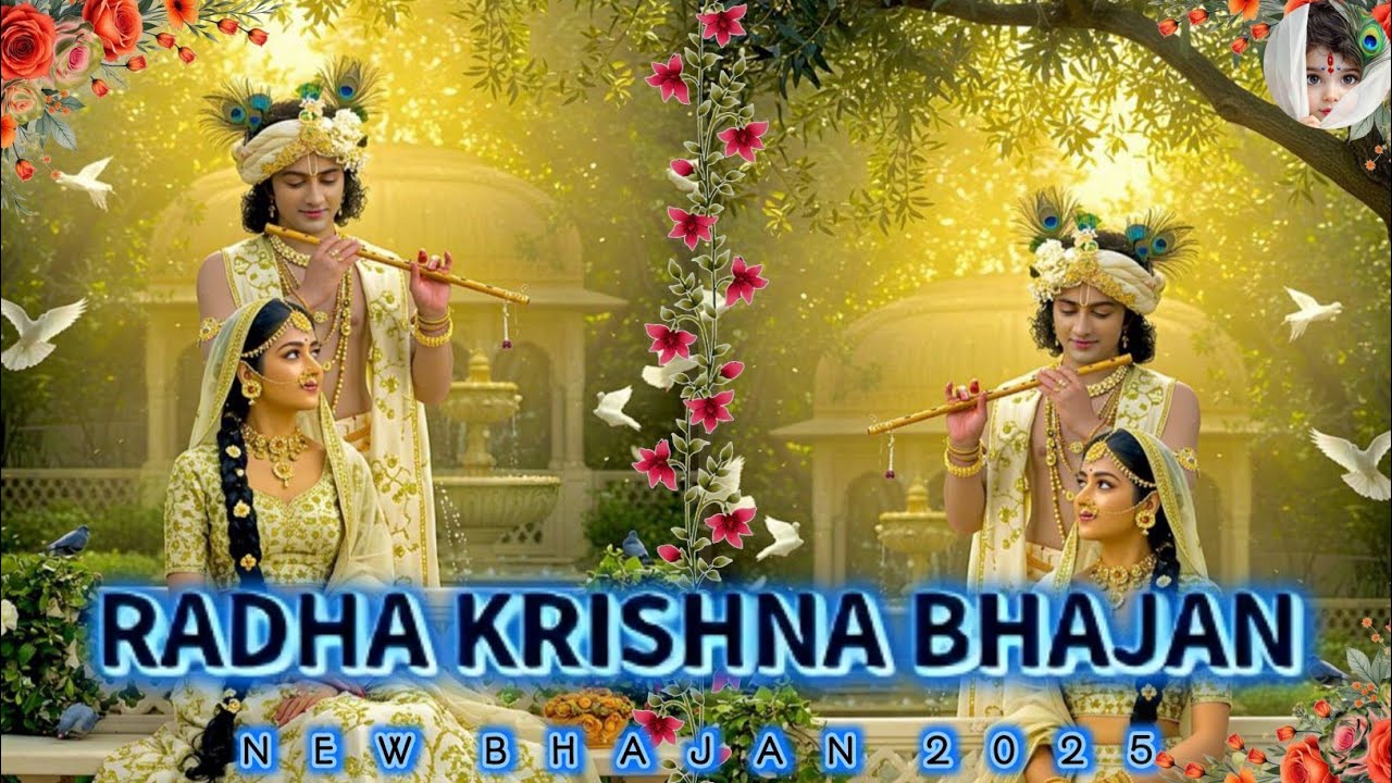 🌼 Soulful Radha Krishna Morning Bhajans 2025 | Divine Nonstop Krishna Bhakti Songs | moon tone lofi