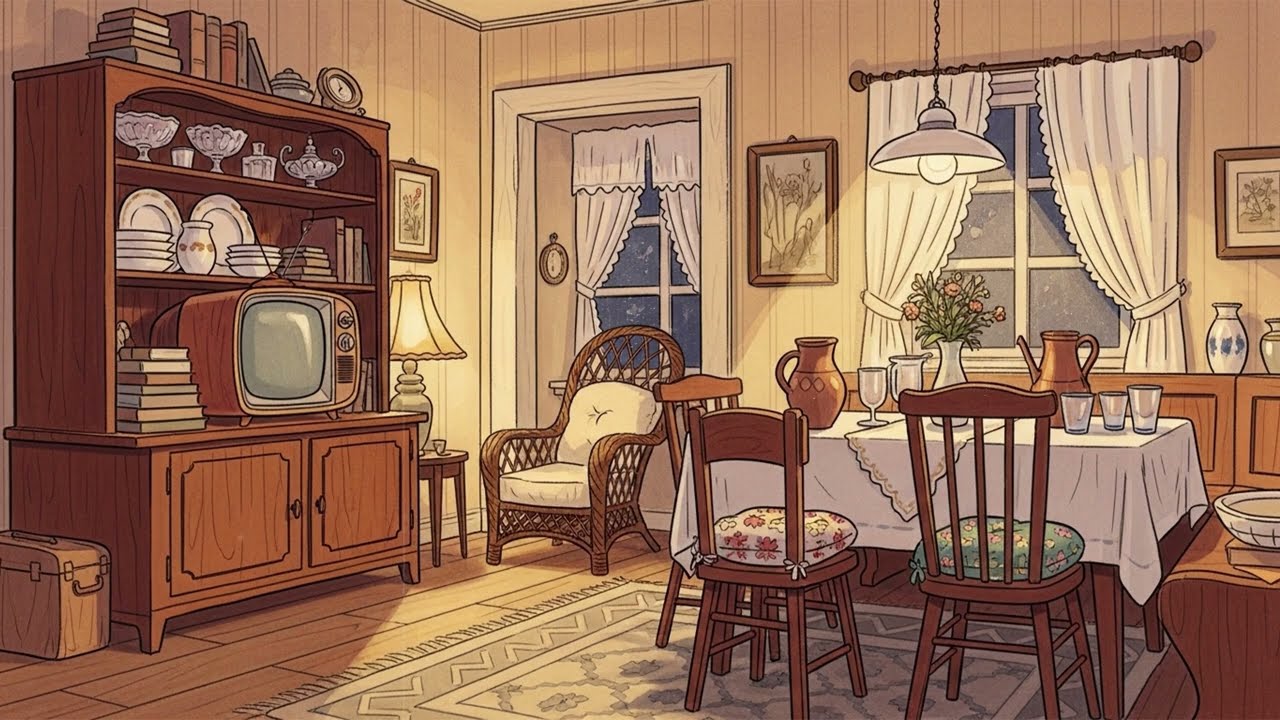 a vintage Grandma’s room | soft jazz and classical music to relax