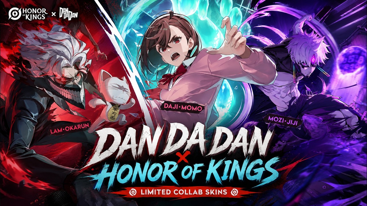 All 3 DANDADAN Collab Skins in Honor of Kings!