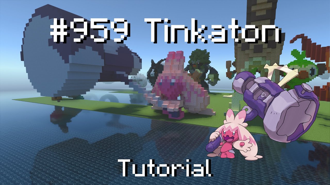 How to build a Pok&eacute;mon Tinkaton in Minecraft (Tutorial)