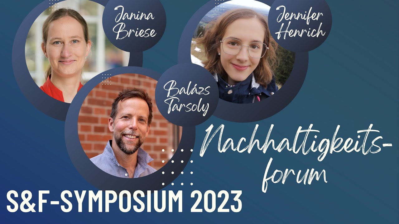Nachhaltigkeitsforum auf dem S&F-Symposium 2023