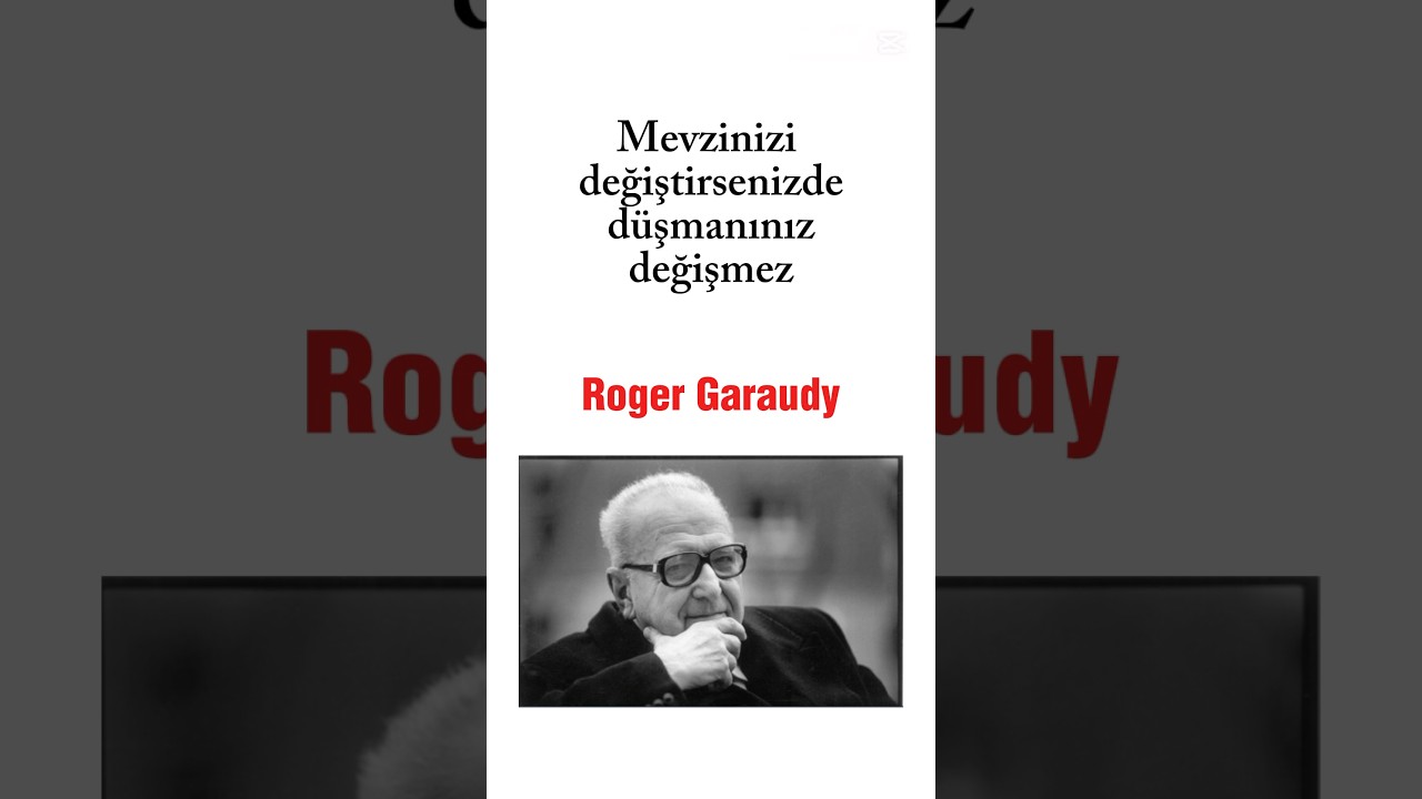Roger Garaudy  #rogergaraudy #felsefe #edebiyat #kitaptavsiyesi #biliminsanları