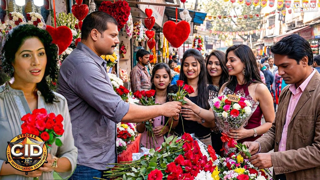 Valentine Day पर अभिजीत ने तारीका को दिया फूल | CID | Best Of CID | New Romentic Episode #love #hd