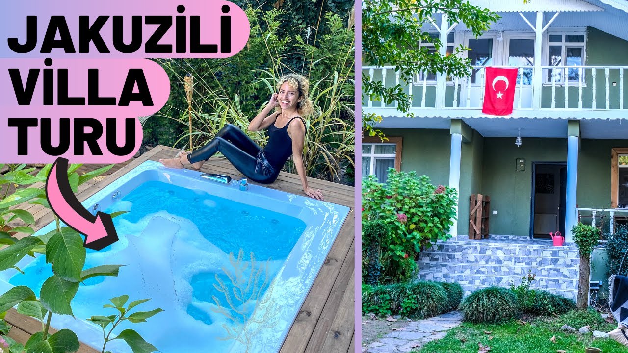 Sapanca'da 3+2 Odalı ve Bahçesi Jakuzili Villa Turu