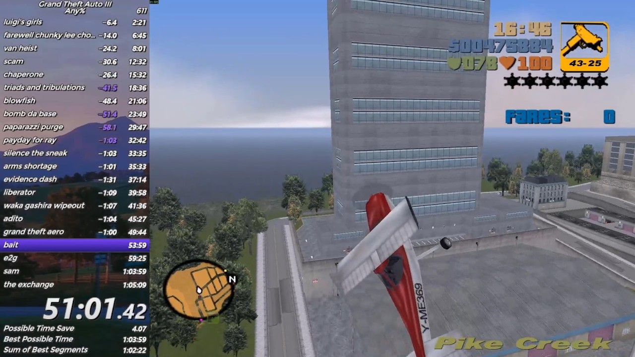 Grand Theft Auto III Any% Speedrun in 