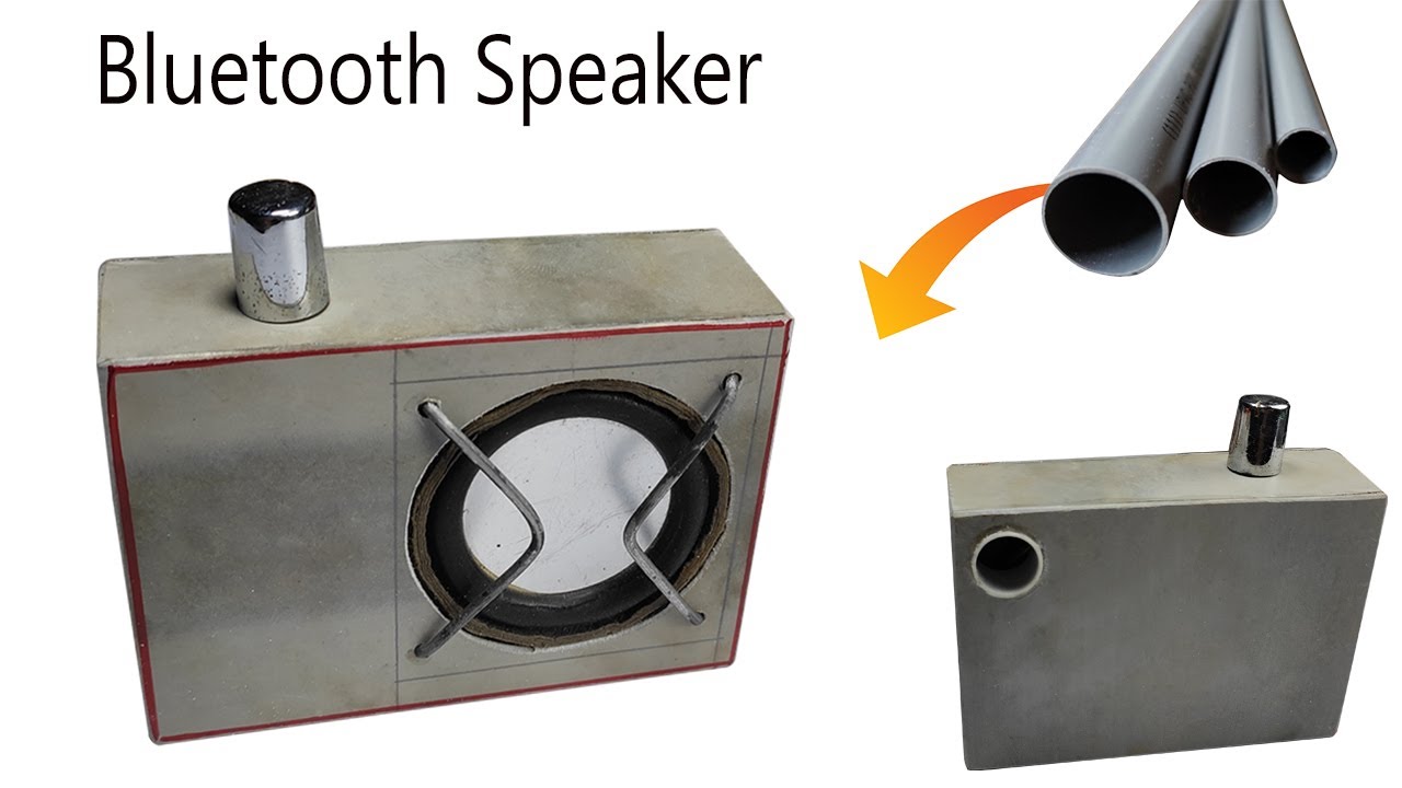 How To Make Bluetooth Speaker From PVC Pipe At Home