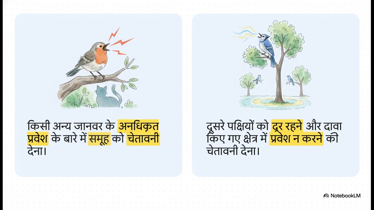 पक्षियों के गाने का रहस्य