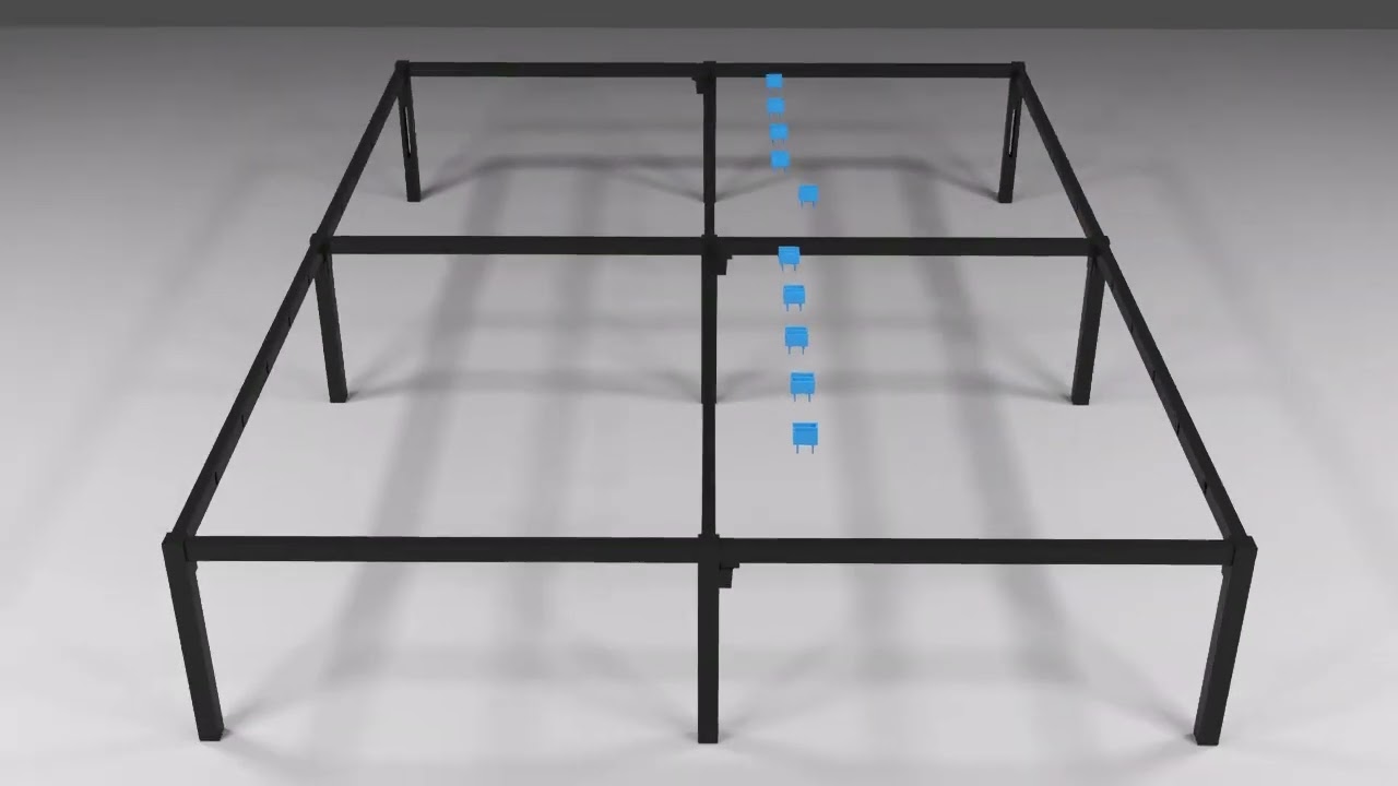 QuickLock v2 - Easy Assembly in 10 Minutes with no tool and no fasteners,
