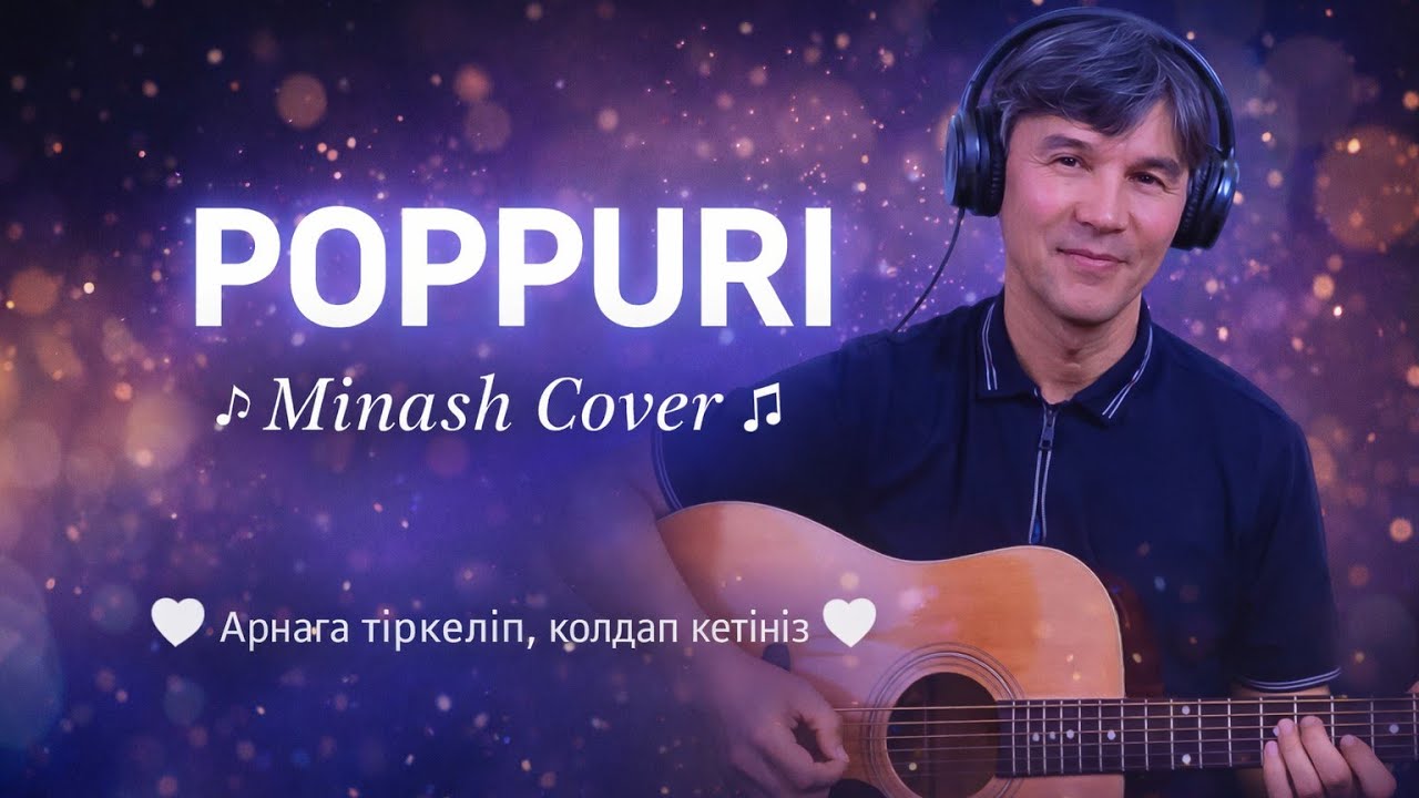 Поппури жүректен өшпейтін әндер | cover Minash