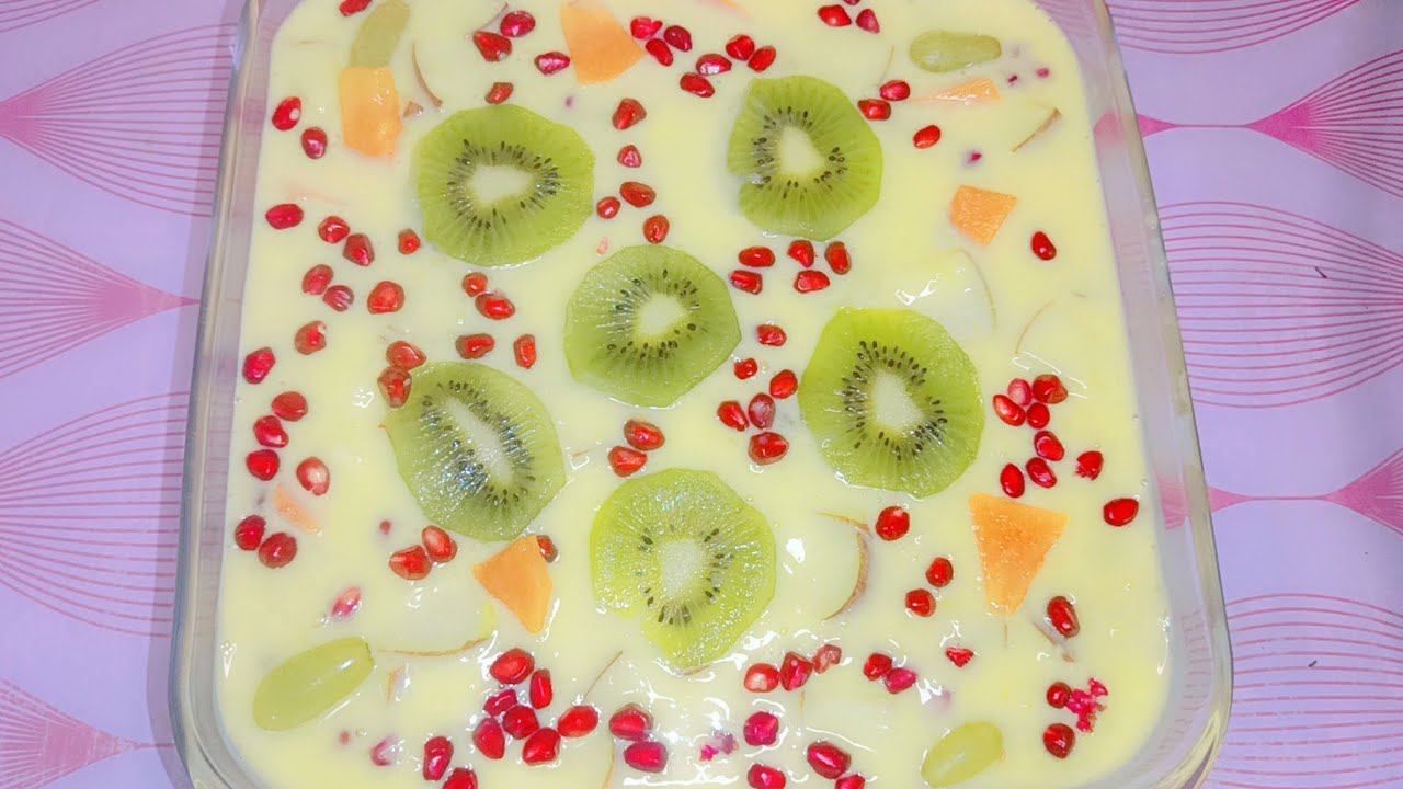 (Ramzan Special😇)Fruit custard (very easy🤤)&(very tasty😋)Just make in 20 minutes. 