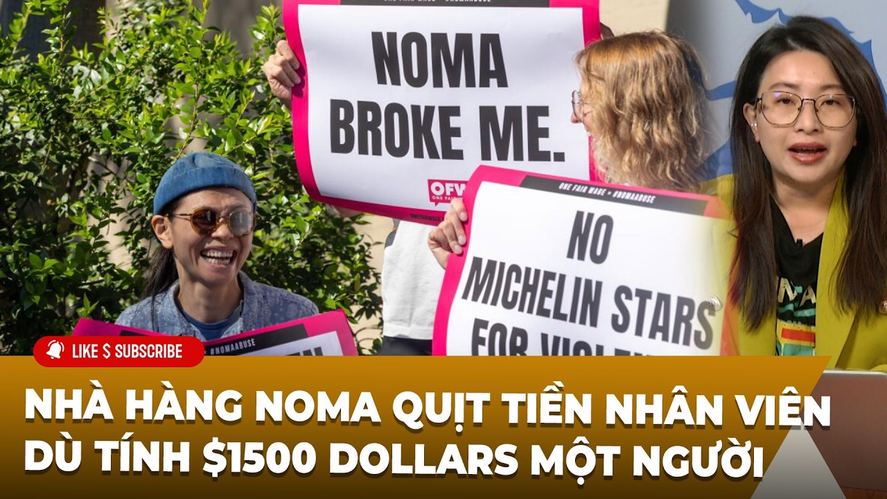 Thời Sự Thế Giới P6 (03-12-2026) Nhà hàng Noma quịt tiền nhân viên dù tính $1500 dollars một người