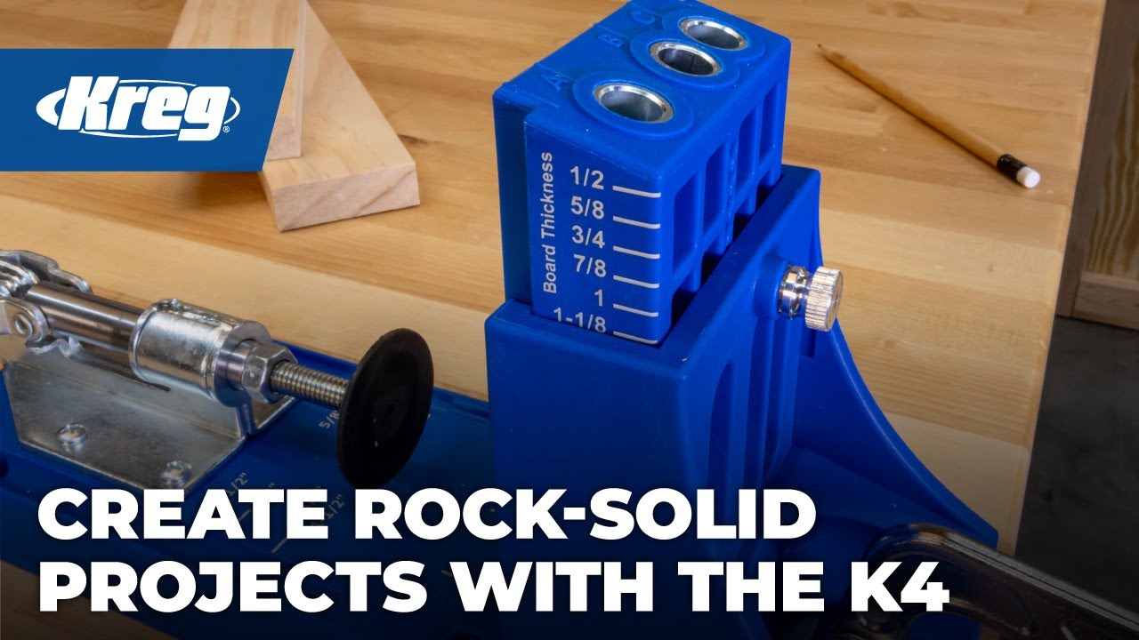 Create Rock-Solid Projects With The Kreg Pocket-Hole Jig K4