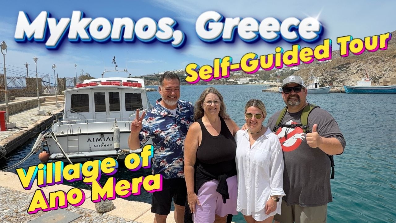 Mykonos, Greece  on Our Own! Taxi to Ano Mera, Greek Food & Hidden Gems