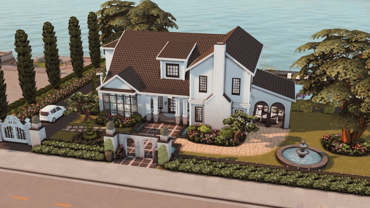 San Sequoia Modern Suburban Home | Speed Build | No CC | The Sims 4