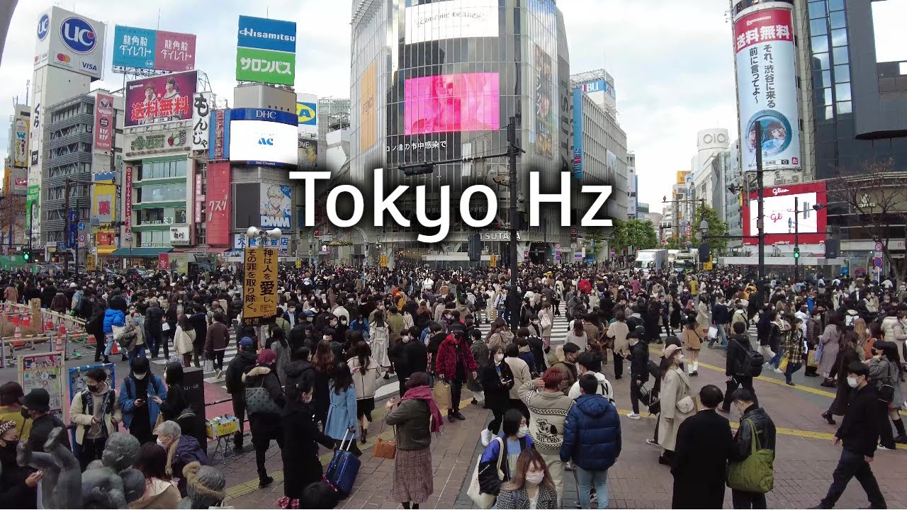 4K クリスマス当日の渋谷スクランブル交差点 / Shibuya Scramble Crossing in Tokyo on the Day of Christmas