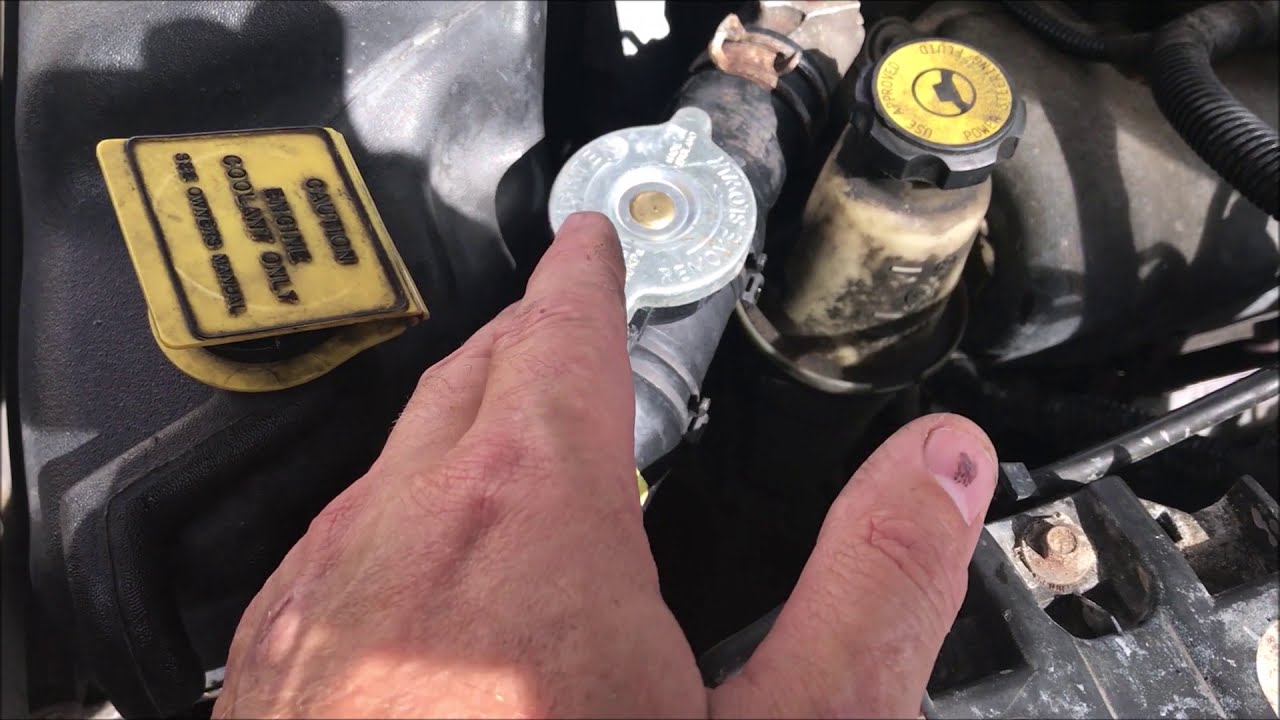 OldGuyDIY 2002 V8 Dodge Durango работает, перегревается, устраняет отрыжку, продувку воздухом, от...