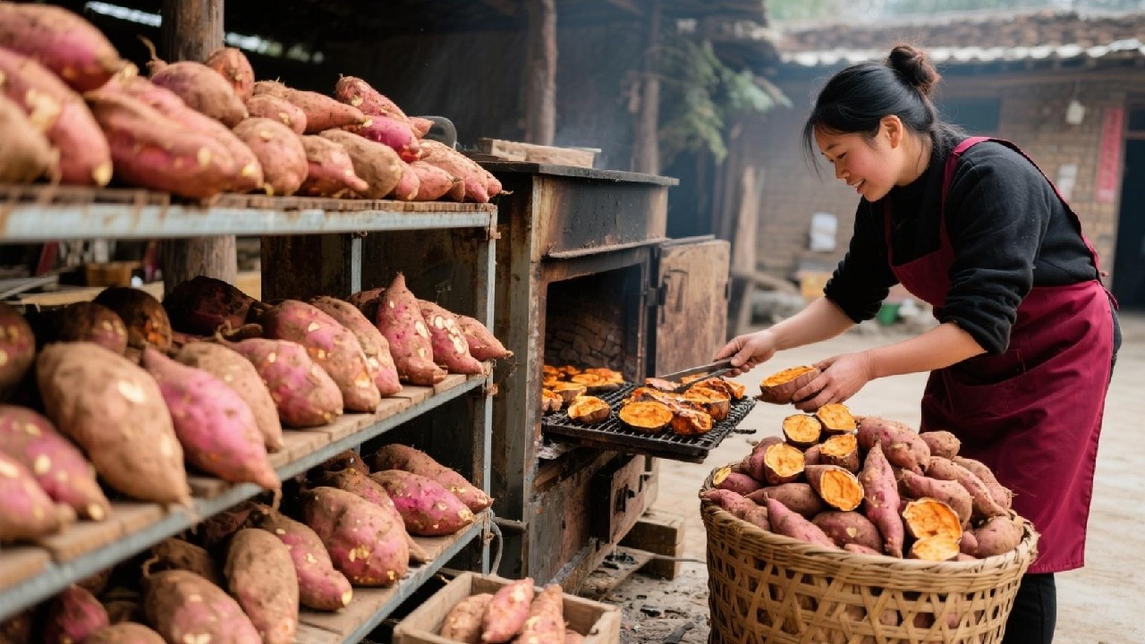 Artesan&iacute;a Ancestral: El Laborioso Proceso De Hacer Fideos De Batata Desde La Cosecha!