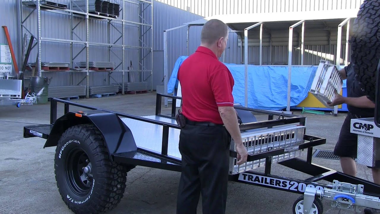 Jamie Hazelden picks up Trailers 2000 Extreme Off Road quad trailer