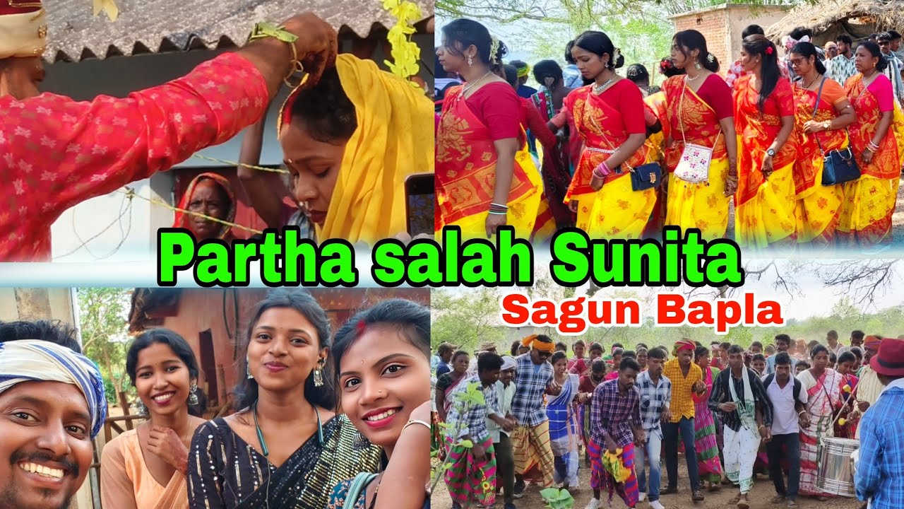 Partha Salah Sunita Sagun Bapla/New Santali Vlogs Video/Bahadur Soren Comedy