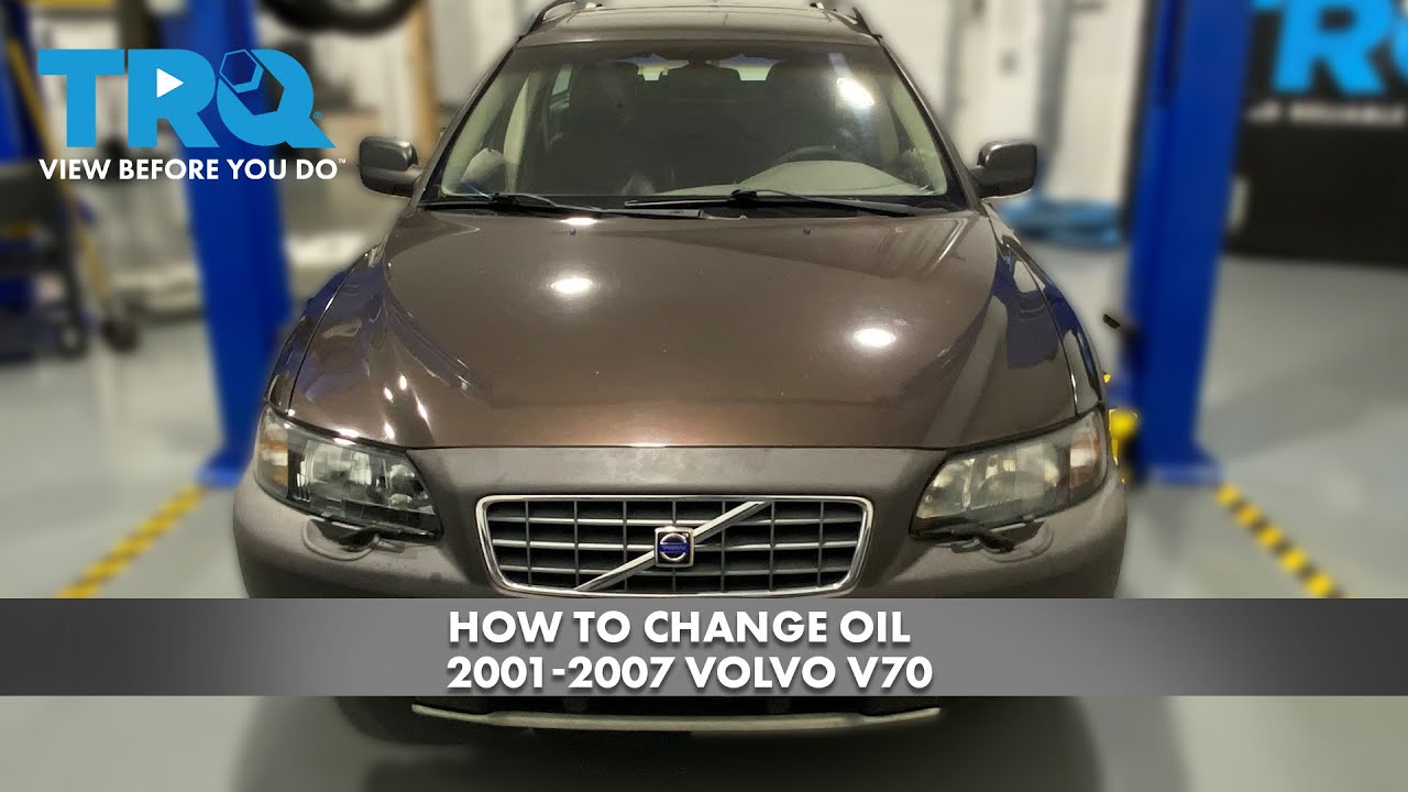 Как заменить масло в Volvo V70 2001-2007 годов