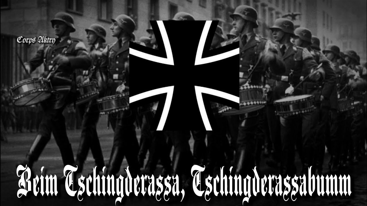Beim Tschingderassa, Tschingderassabumm [German March]- With German, English and Indonesia Lyrics